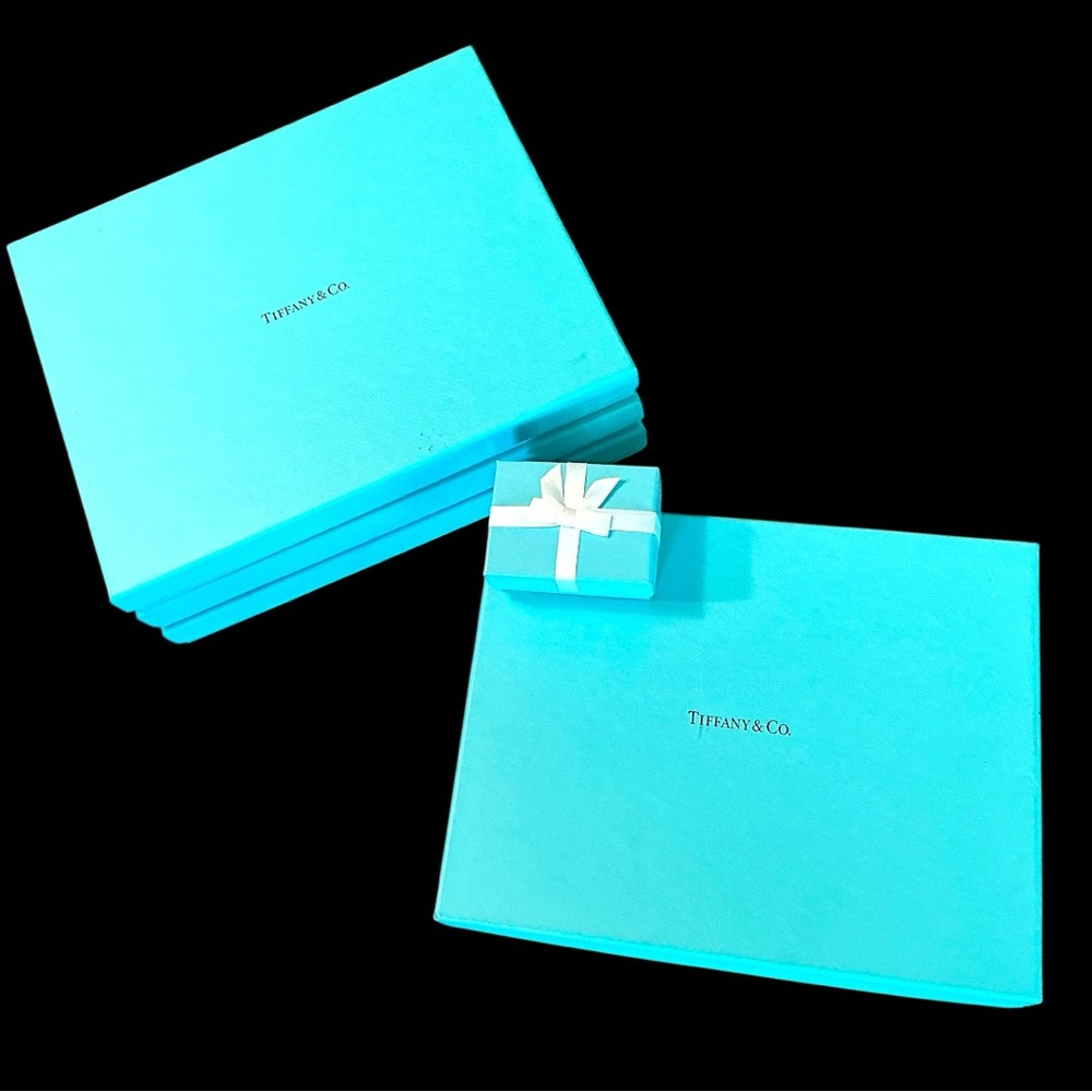 Tiffany & Co Medium, Large & Small Gift/Storage Box Bundle Of 6